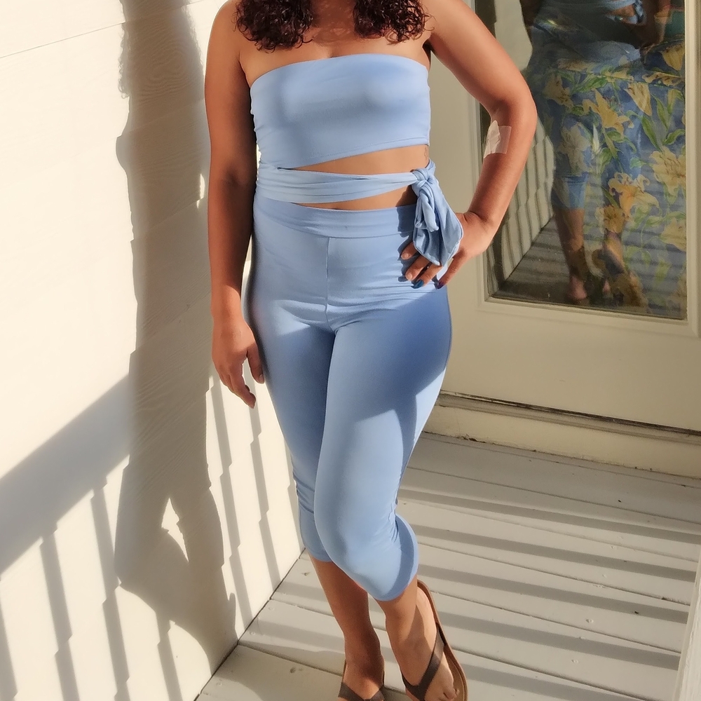 FASHION NOVA "Always By My Side Capri Jumpsuit"